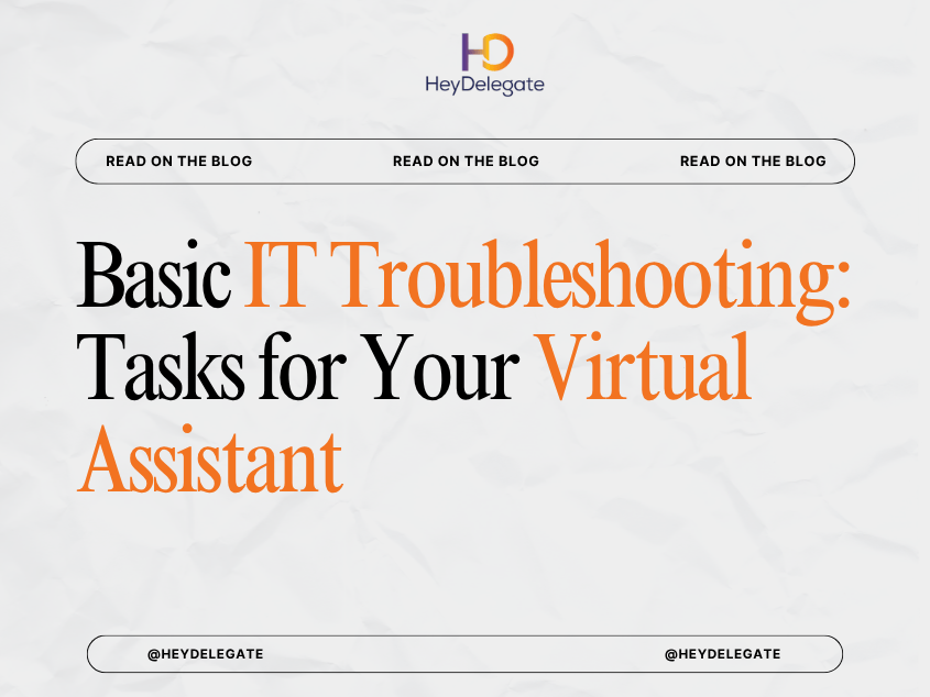 Basic IT Troubleshooting Basic IT Troubleshooting