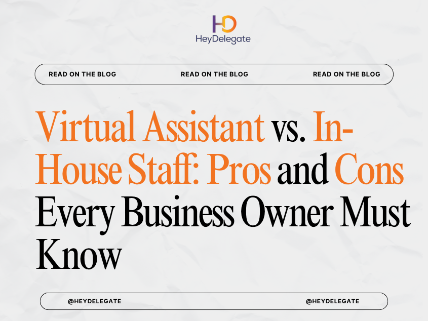 Virtual Assistant vs. In-House Staff Virtual Assistant vs. In-House Staff