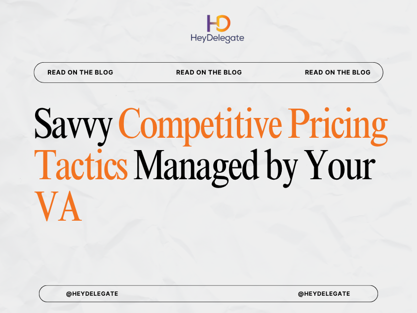 Savvy Competitive Pricing Tactics Managed by Your VA