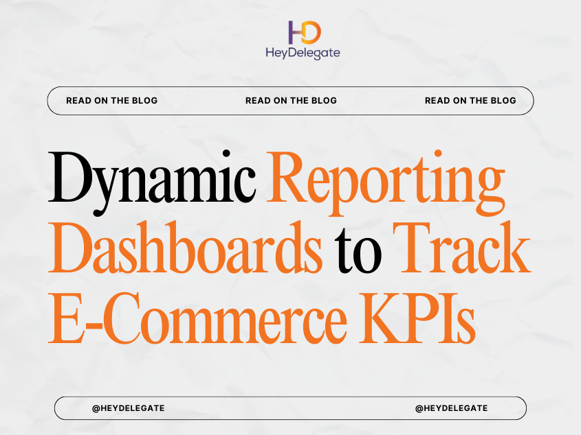 Dynamic Reporting Dashboards to Track E-Commerce KPIs