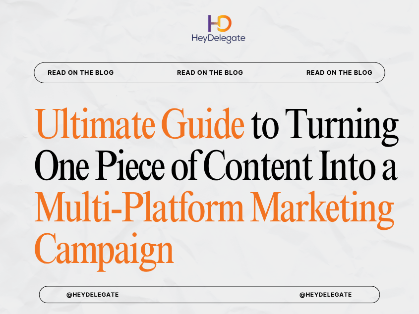 Ultimate Guide to Turning One Piece of Content Into a Multi-Platform Marketing Campaign
